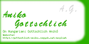 aniko gottschlich business card